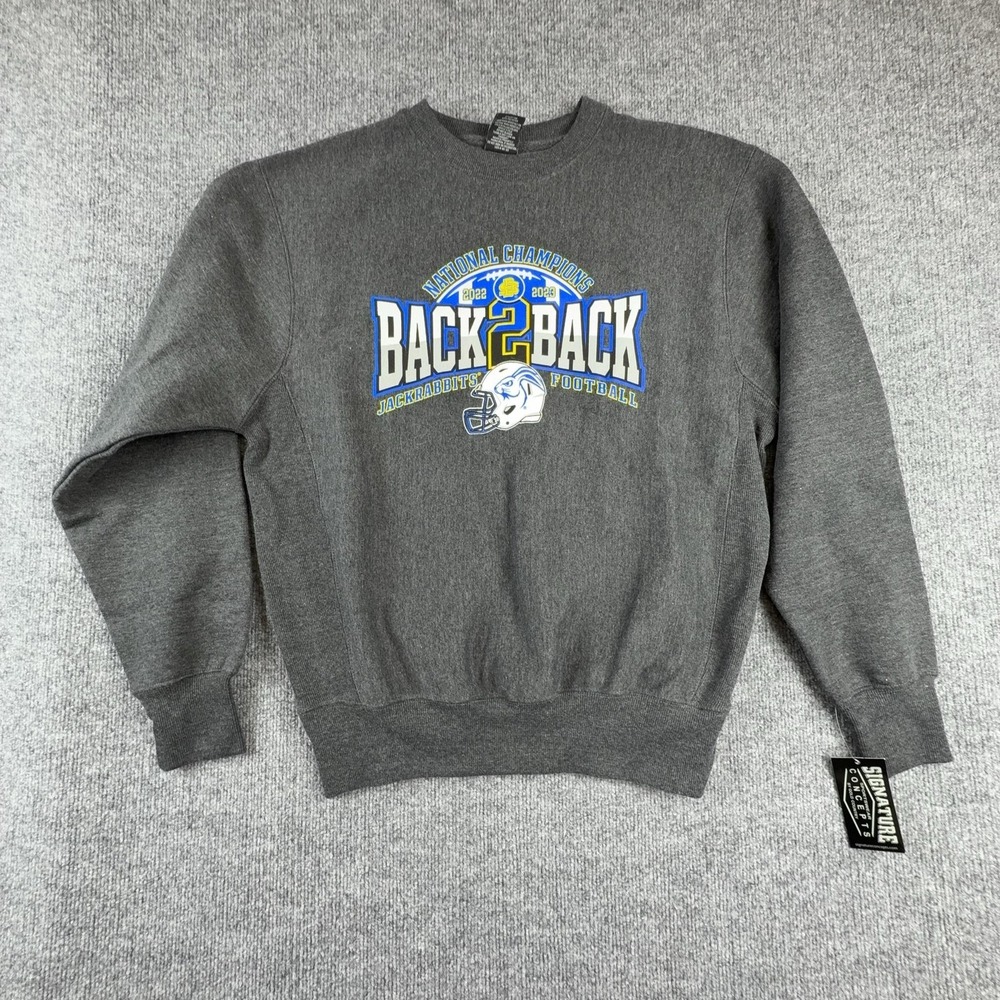 South Dakota State Jackrabbits Sweatshirt Mens Small NCAA Football Back 2 Back